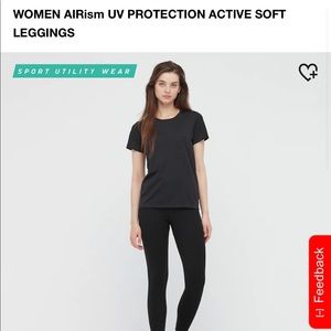 UNIQLO Black AIRism Leggings | Size Small